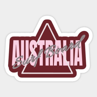 Australia surf board Sticker